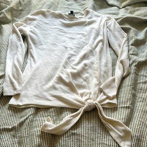 Ann Taylor Factory off white sweater XS